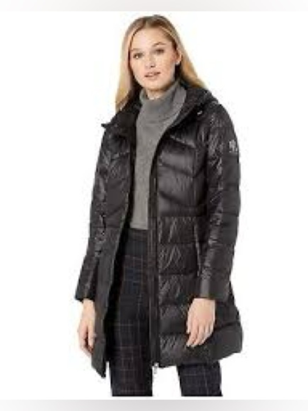 Ralph Lauren black Packable hooded Down Puffer coat